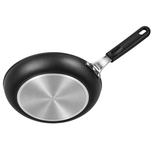 Paigez Black Non-Stick Frying Pan with Ergonomic Handle