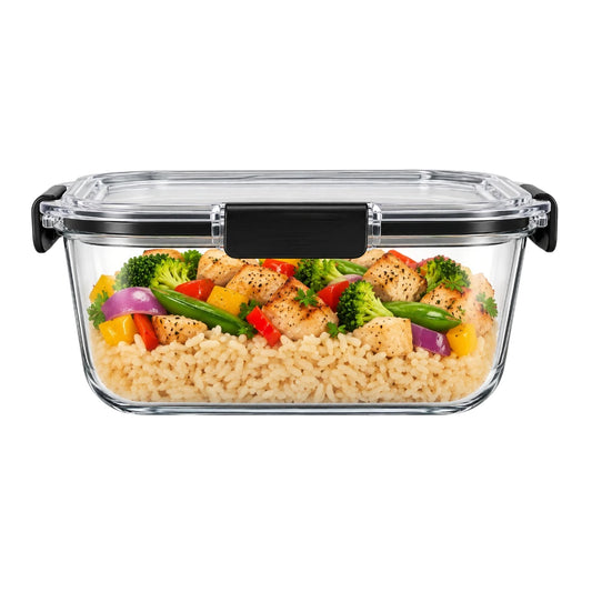 Paigez Glass Food Storage Container with Locking Lid