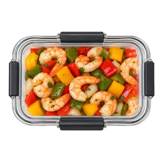 Paigez Glass Food Storage Container with Locking Lid